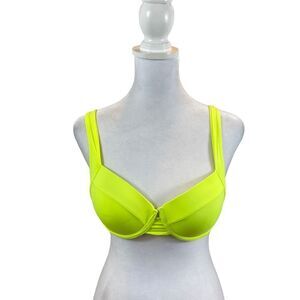 TiniBikini Brand Neon‎ Green Padded Bikini Top Size Small